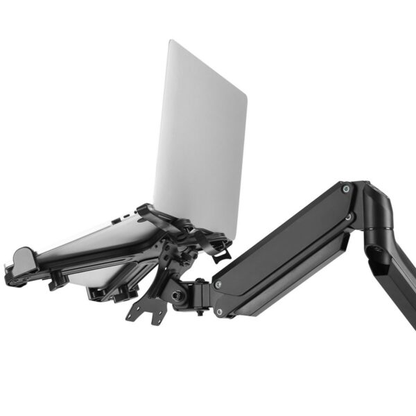 Desk MacLean MC-836 11"-17" Black 59 x 32 x 36 cm - Image 3