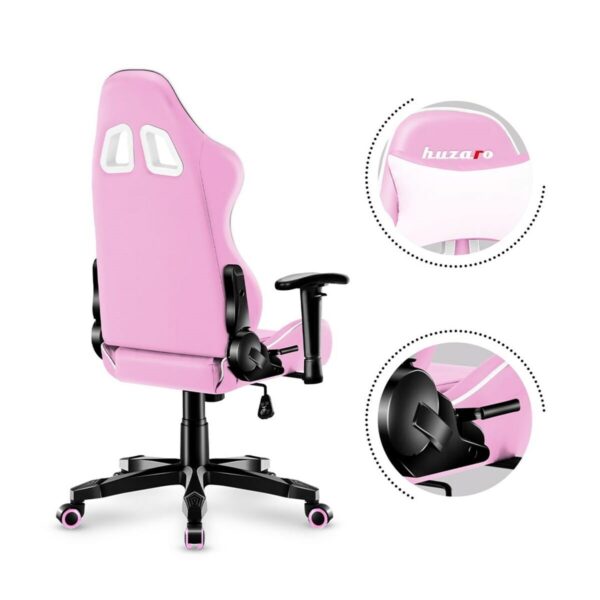 Gaming Chair Huzaro HZ-Ranger 6.0 Pink White - Image 3