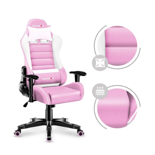 Gaming Chair Huzaro HZ-Ranger 6.0 Pink White - Image 4