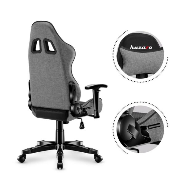 Gaming Chair Huzaro HZ-Ranger 6.0 Grey Mesh Black/Grey - Image 5
