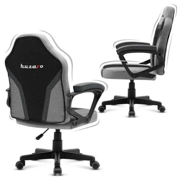Gaming Chair Huzaro Ranger 1.0 Grey Mesh       Black/Grey - Image 5