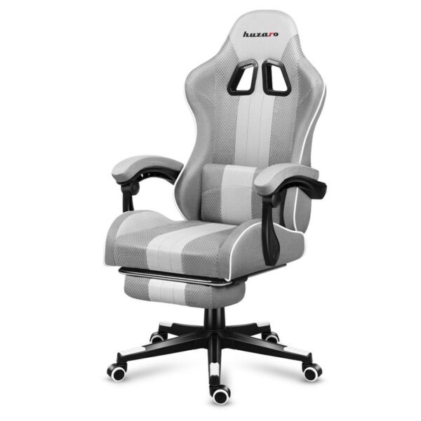 Gaming Chair Huzaro HZ-Force 4.7 White Mesh         White Grey - Image 7