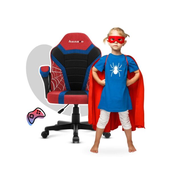Gaming Chair Huzaro HZ-Ranger 1.0 Spider Blue Black Red - Image 2