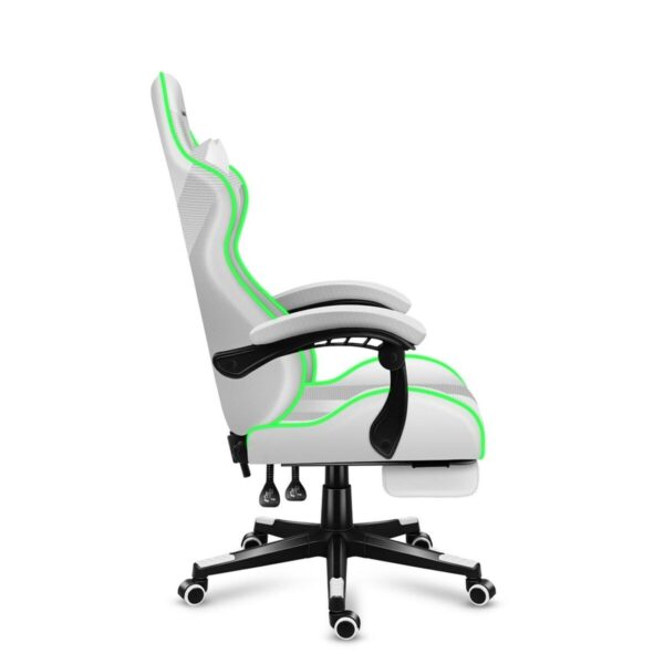 Gaming Chair Huzaro FORCE 4.7 RGB White - Image 2