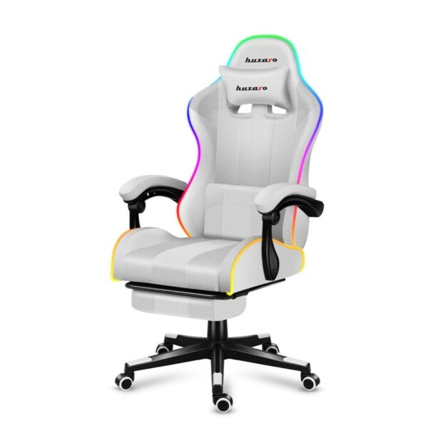 Gaming Chair Huzaro FORCE 4.7 RGB White - Image 6