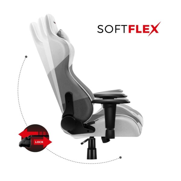 Gaming Chair Huzaro Hz-Force 6.2 White Mesh White - Image 4
