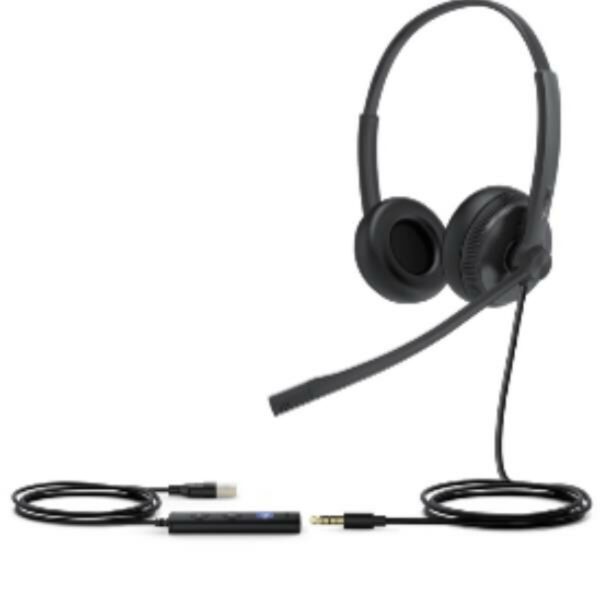Headphones with Microphone Yealink UH34 SE DUAL TEAMS Black - Image 2