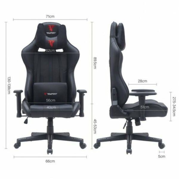 Gaming Chair Tempest Bigboy  Black - Image 7