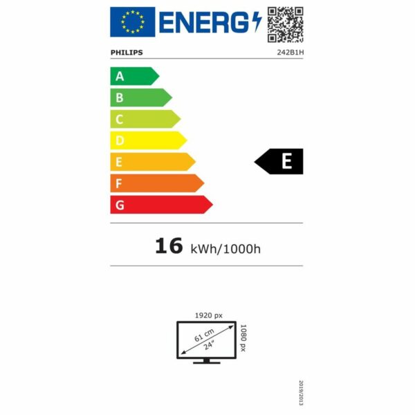 Monitor Philips 242B1H/00 LCD 23,8" LED IPS Flicker free 75 Hz 50-60  Hz 24" - Image 7