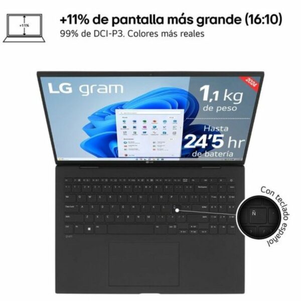 Laptop LG 16ZD90S-G.AX75B 16" Intel Core Ultra 7 155H 16 GB RAM 512 GB SSD - Image 3