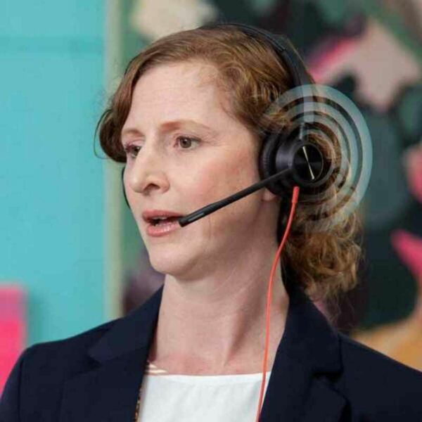 Headphones with Headband Poly BW3320 USB-A Black - Image 2