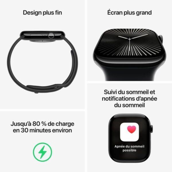 Smartwatch Apple Watch Series 10 Blue Silver 46 mm - Image 3