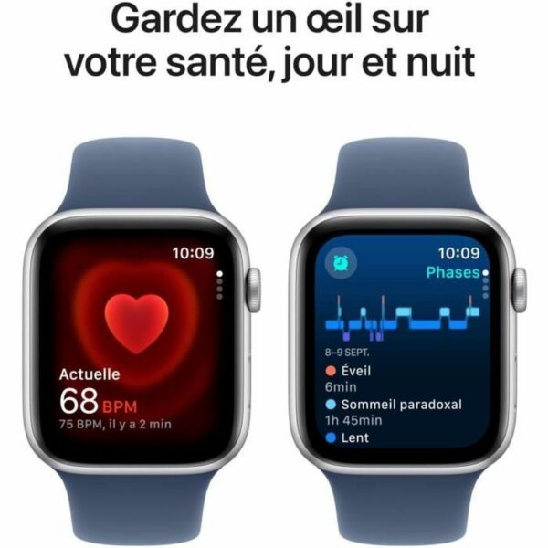 Smartwatch Apple Watch SE Blue Silver 44 mm - Image 5