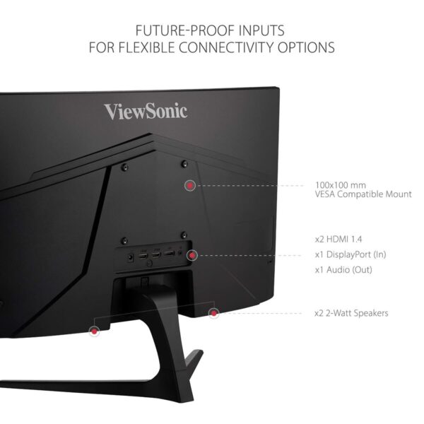 Monitor ViewSonic VX2418C 23,6" TFT LCD AMD FreeSync 165 Hz - Image 2