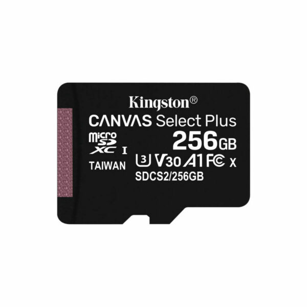 Micro SD Memory Card with Adaptor Kingston Canvas Select Plus 256GB 256 GB - Image 2