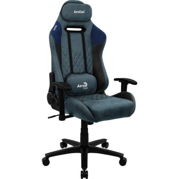 Gaming Chair Aerocool DUKE AeroSuede 180º Blue - Image 2