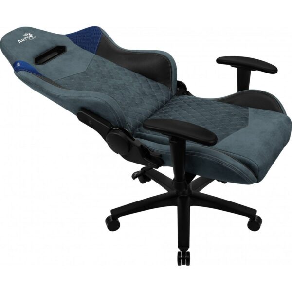 Gaming Chair Aerocool DUKE AeroSuede 180º Blue - Image 6