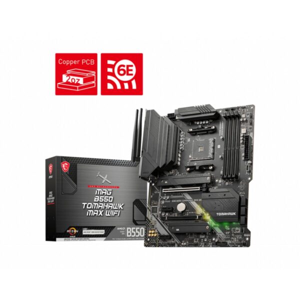 Motherboard MSI MAG B550 TOMAHAWK MAX WIFI AMD AM4 AMD B550 ATX - Image 6