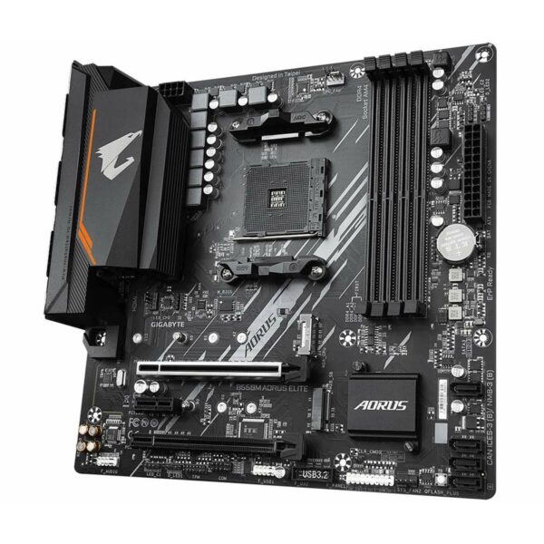 Motherboard Gigabyte B550M AORUS ELITE mATX AM4     AMD B550 AMD AMD AM4 - Image 4