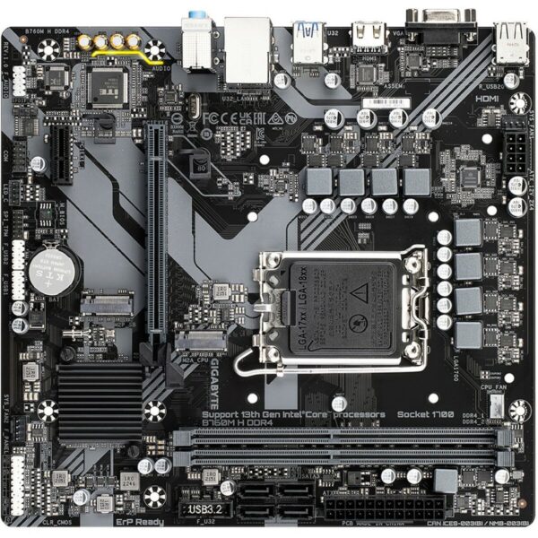 Motherboard Gigabyte 9MB76MH4-00-10 INTEL B760 EXPRESS LGA 1700 - Image 5