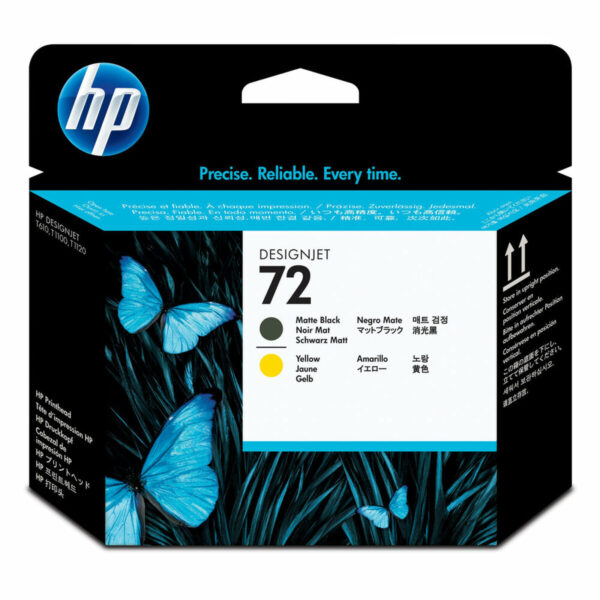 Original Ink Cartridge HP 72 Black/Yellow - Image 3
