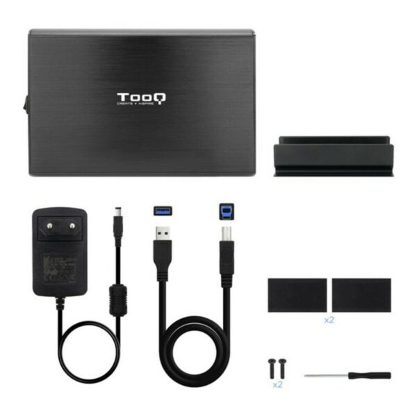 Hard drive case TooQ TQE-3531B 3,5" USB 3.0 Black 3,5" - Image 3