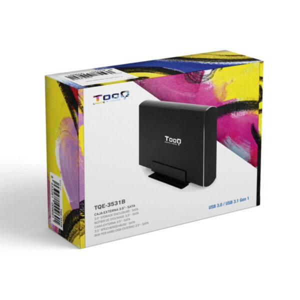 Hard drive case TooQ TQE-3531B 3,5" USB 3.0 Black 3,5" - Image 6