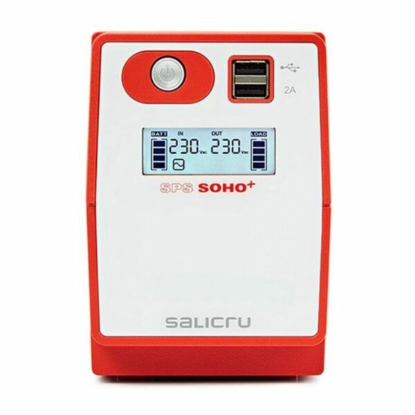 Off Line Uninterruptible Power Supply System UPS Salicru SPS 650 SOHO+ 650 W 360 W 650W - Image 2