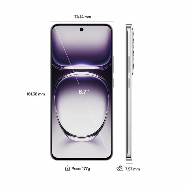 Smartphone Oppo Reno12 5G 6,7" 12 GB RAM 256 GB Brown Black Dual SIM - Image 2