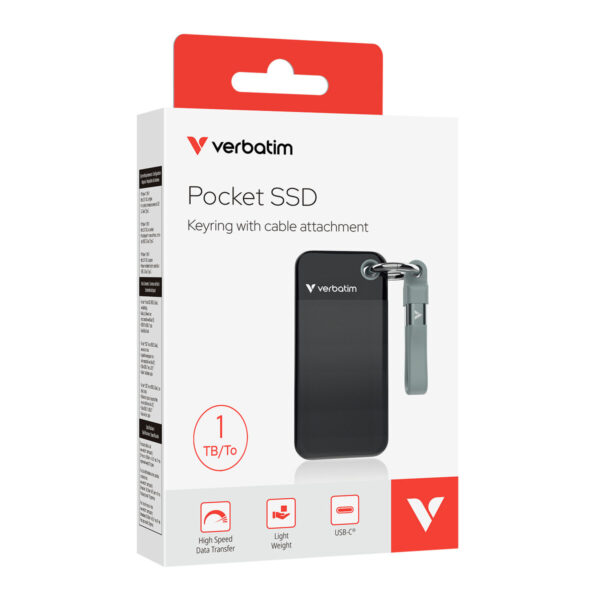 External Hard Drive Verbatim 32190 1 TB SSD Pocket - Image 2