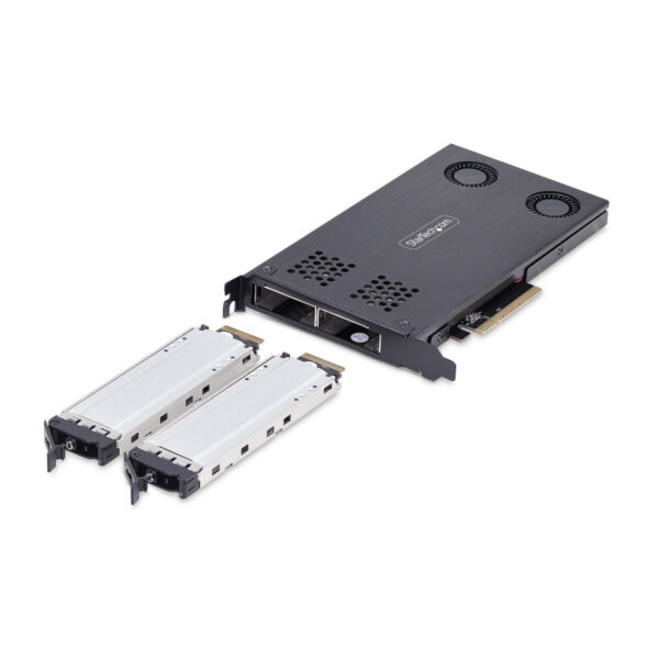 Hard Drive Adapter Startech 2M2-REMOVABLE-PCIE Black - Image 2