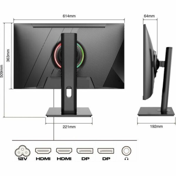 Monitor Japannext JN-27IPS165WQHDR-HSP WQHD 27" - Image 2