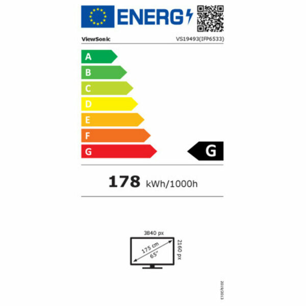 Videowall Monitor ViewSonic IFP6533-G 4K Ultra HD 65" - Image 4