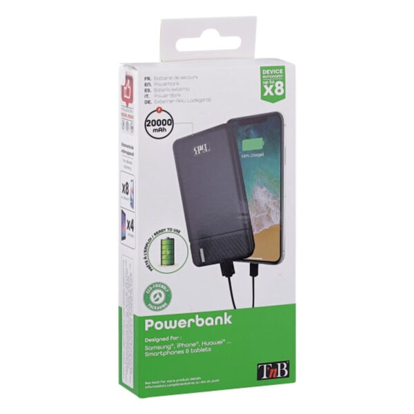 Powerbank T'NB PBU20000 Black 20000 mAh - Image 6