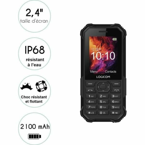 Mobile phone Logicom XTREM 40 Black 2.4" - Image 3