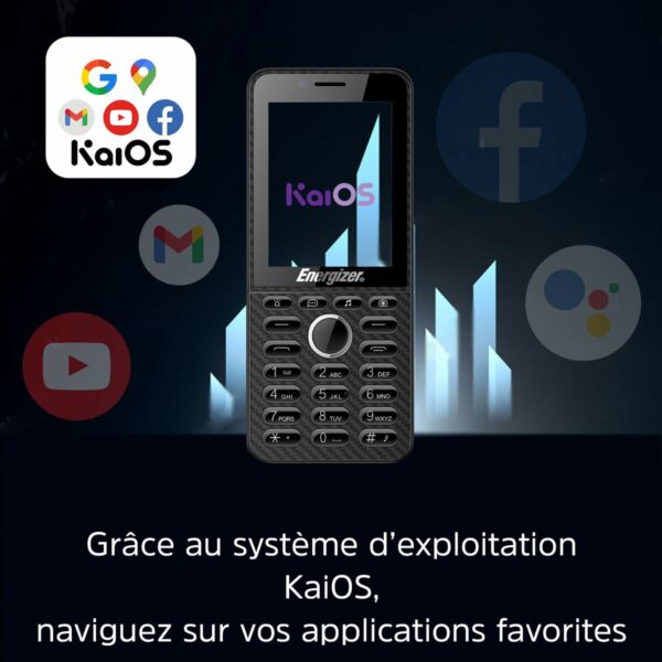 Mobile telephone for older adults Energizer E288S Quad Core 4 GB RAM Black - Image 4