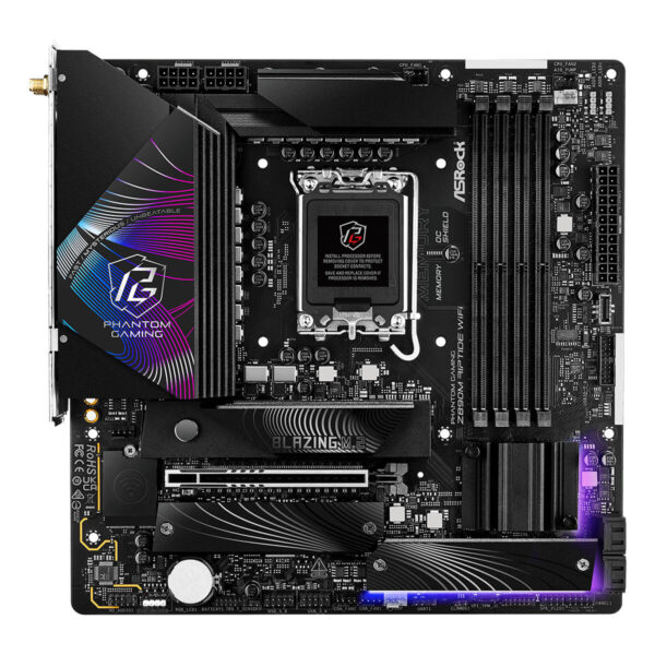 Motherboard ASRock Z890M Riptide WiFi Intel Z890 LGA 1851 - Image 3