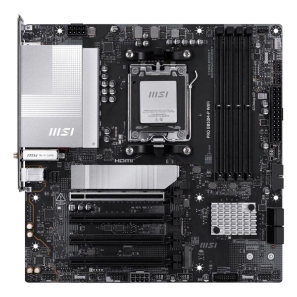 Motherboard MSI PRO B850M-P WIFI Intel Wi-Fi 6 AMD AM5 AMD B850 - Image 2