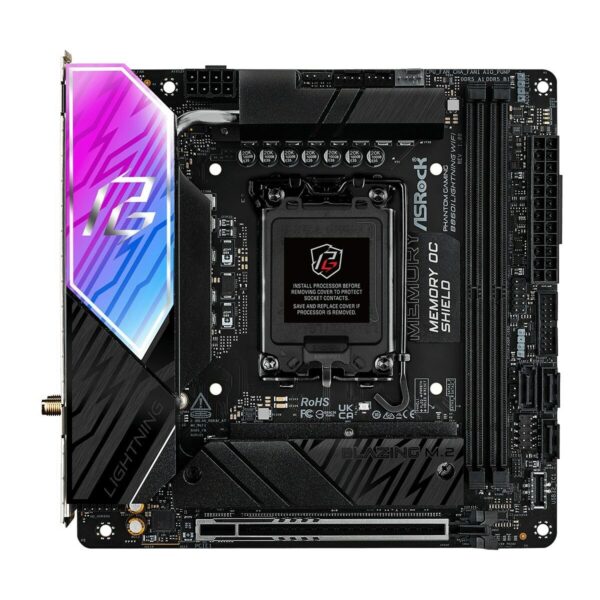 Motherboard ASRock B860I Lightning WiFi Intel B860 LGA 1851 - Image 4