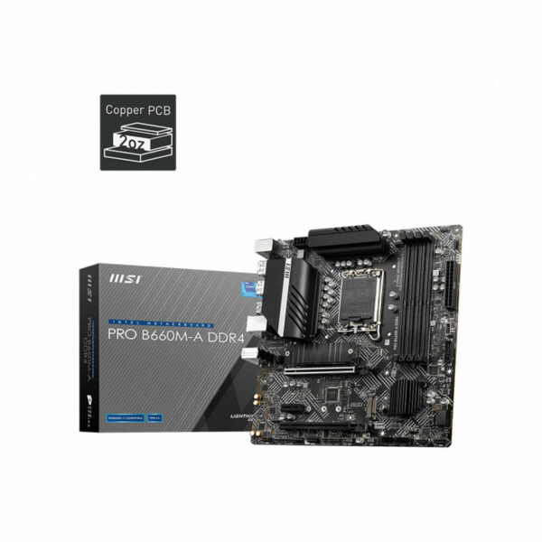 Motherboard MSI PRO H610M-G DDR4 INTEL H610 LGA 1700 - Image 2