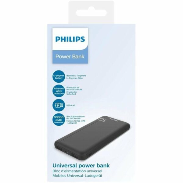 Powerbank Philips DLP1810NB/62 Black 10000 mAh - Image 2