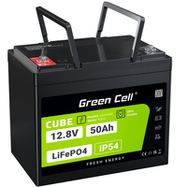 Battery for Uninterruptible Power Supply System UPS Green Cell LFPGC12V50AH 12 V - Image 2